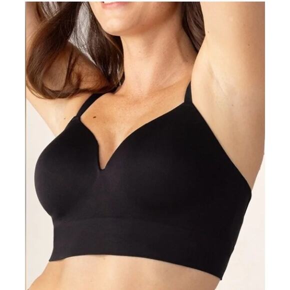 Truekind® Supportive Comfort Wireless Shaping Bra Large BLK - Picture 1 of 5